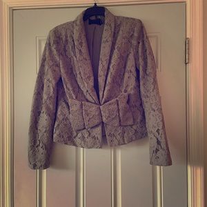 🆕H&M Lace grey blazer